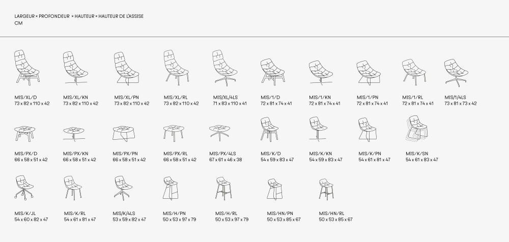 MISHELL SOFT szare FR